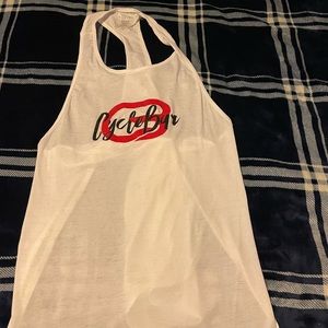 CycleBar white tank top